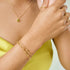 Croissant Link Chain Bracelet